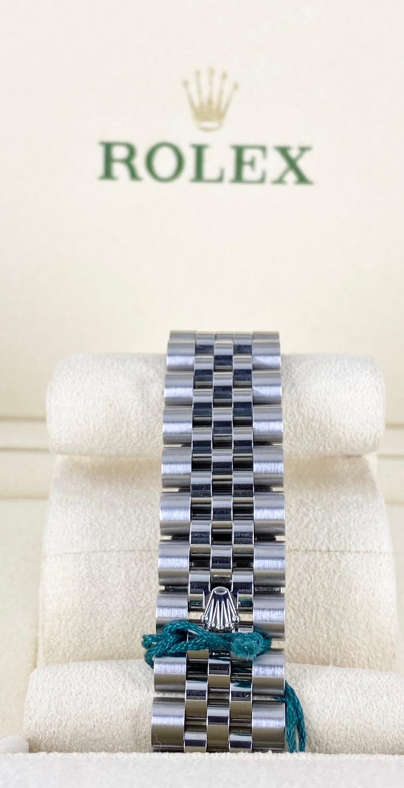 Rolex Datejust 36, Blue Dial, Roman Numerals, With box and papers
