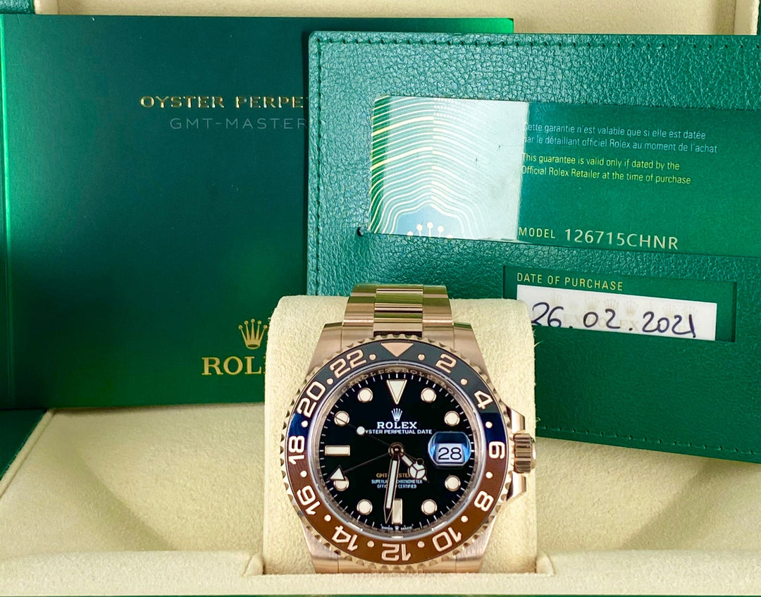 Rolex Gmt-Master II, Root Beer, Full Set