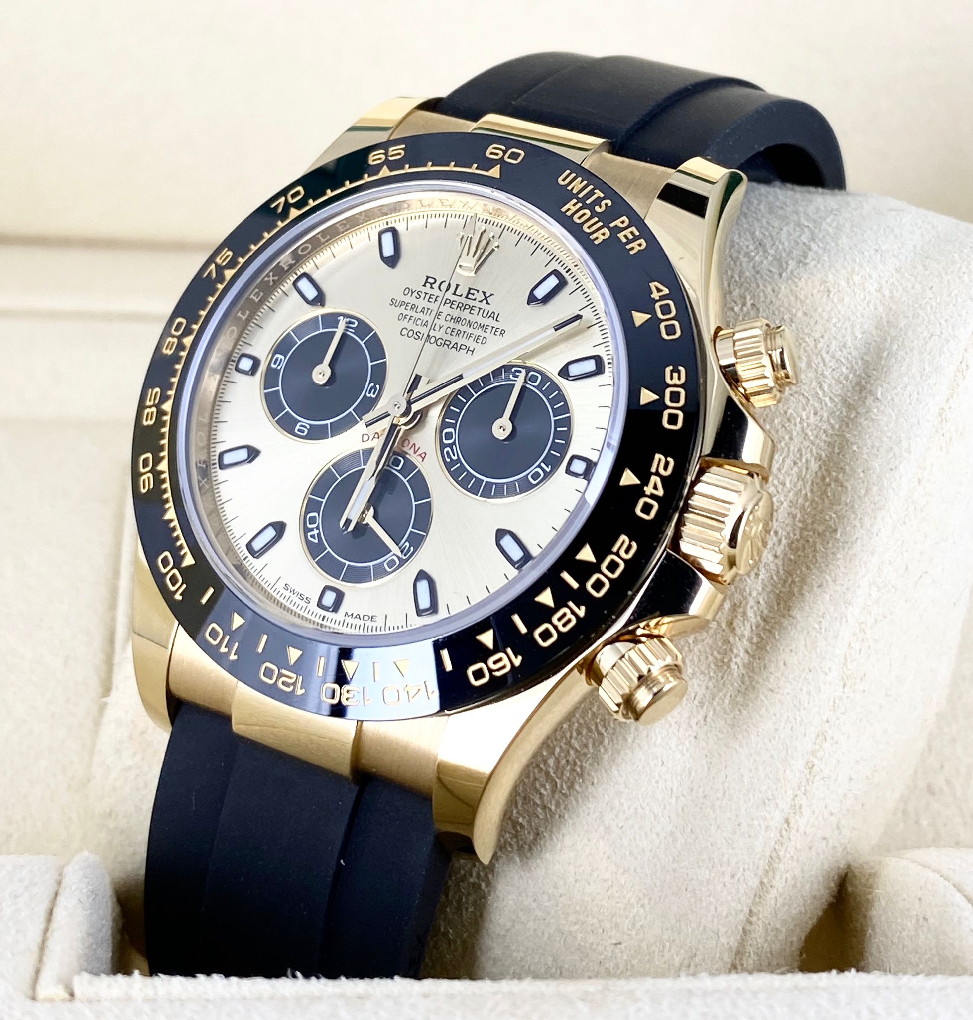 Rolex Daytona 40, 18k Gelbgold, Komplettset