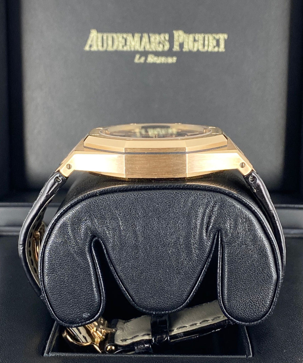 Audemars Piguet Royal Oak Chronograph Roségold, schwarzes Zifferblatt, 2016