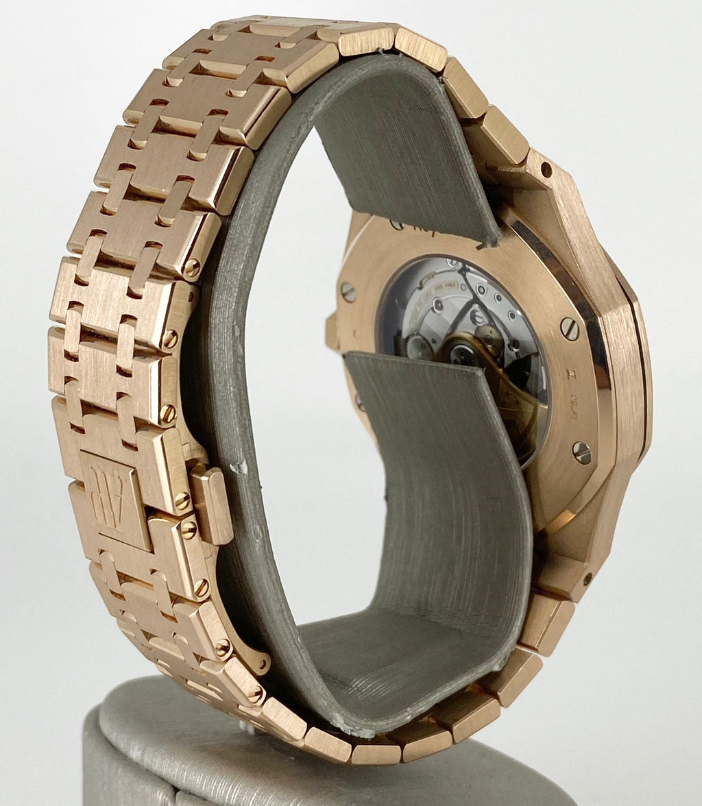Audemars Piguet Royal Oak Roségold, Komplettset, 2017
