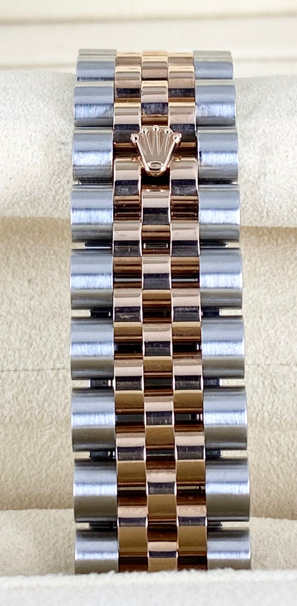 Rolex Datejust 36, Zweifarbig Roségold, vollständiges Set, Diamanten