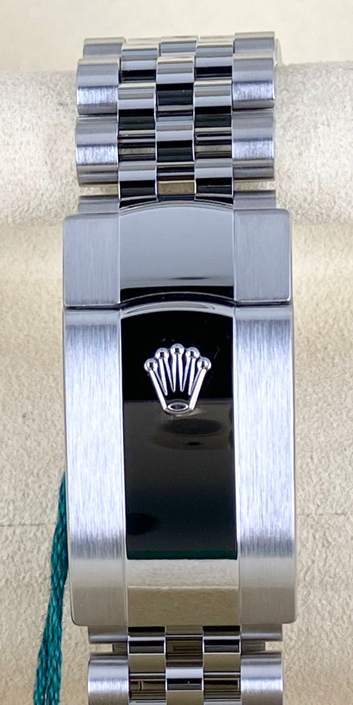 Rolex Datejust 41, Blue Dial, With Diamonds, Full set, 2020