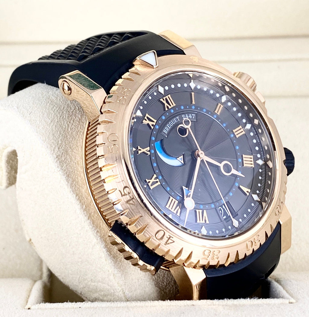 Breguet Marine Royale 18k, Roségold 45 mm, komplettes Set