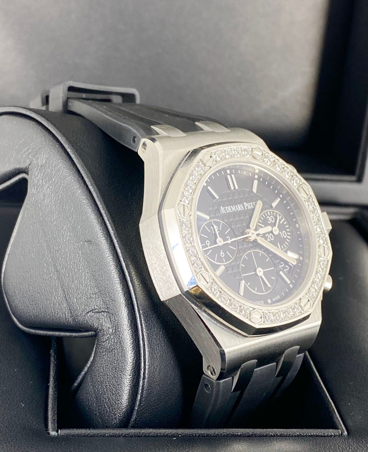 Audemars Piguet Royal Oak Offshore Lady, Full set 2017, With Diamonds