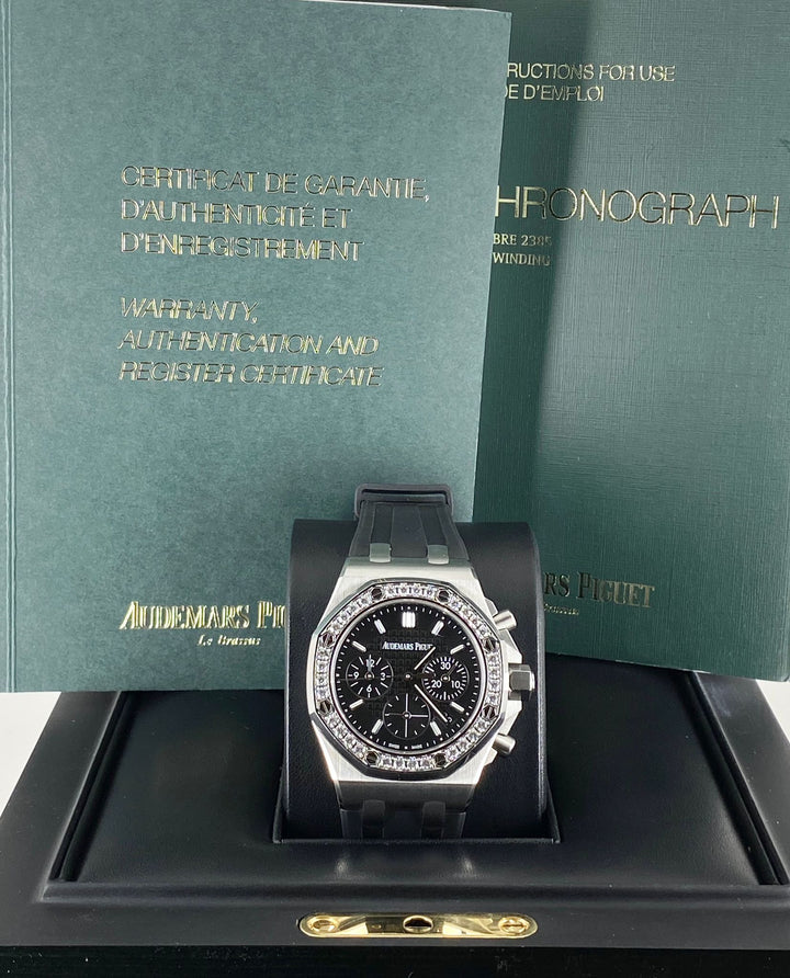 Audemars Piguet Royal Oak Offshore Lady, Full set 2017, With Diamonds