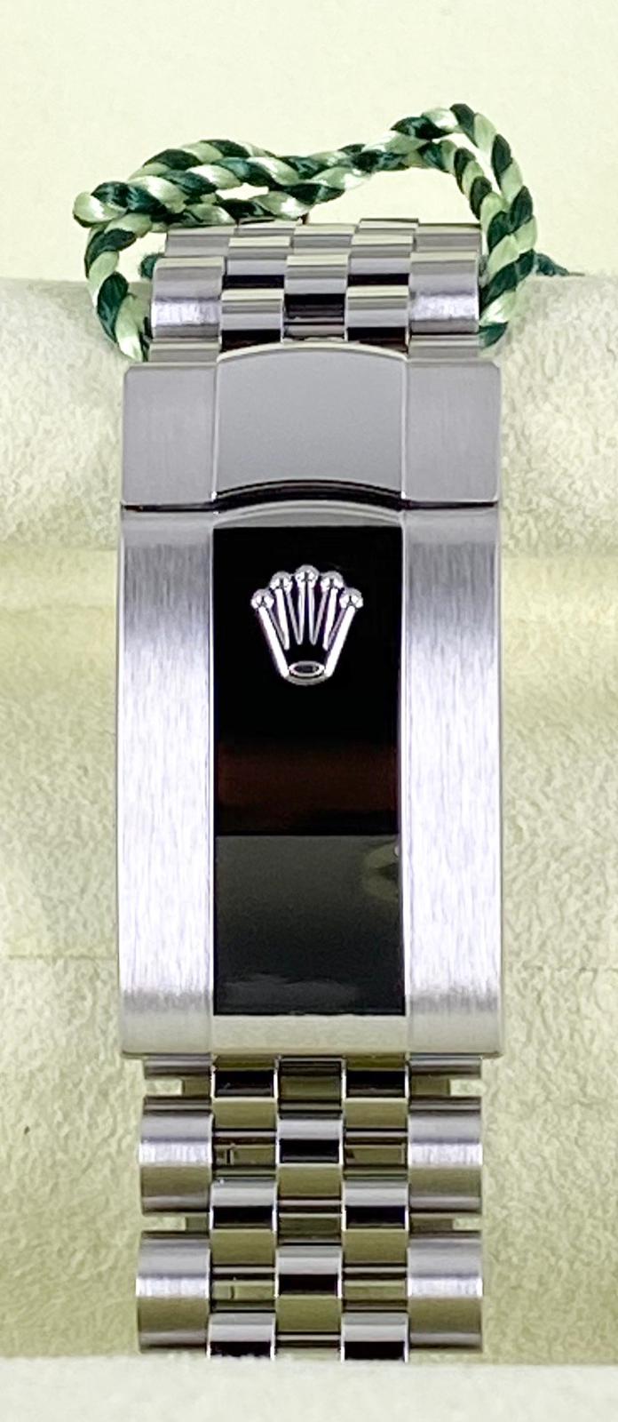 Rolex Datejust 36, Blaues Zifferblatt mit Diamanten, vollständiges Set, 2020