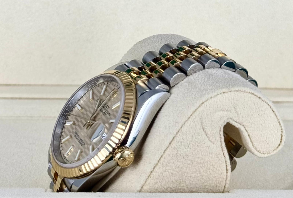 Rolex Datejust 36 Palmblatt-Zifferblatt Vollständiges Set Wie neu