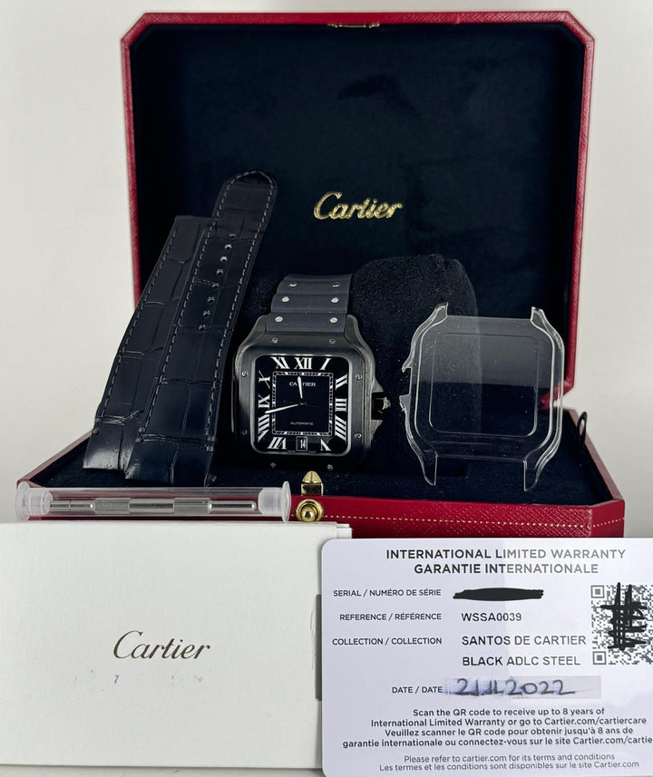 Cartier Santos De Cartier Full Set 2022 99% New