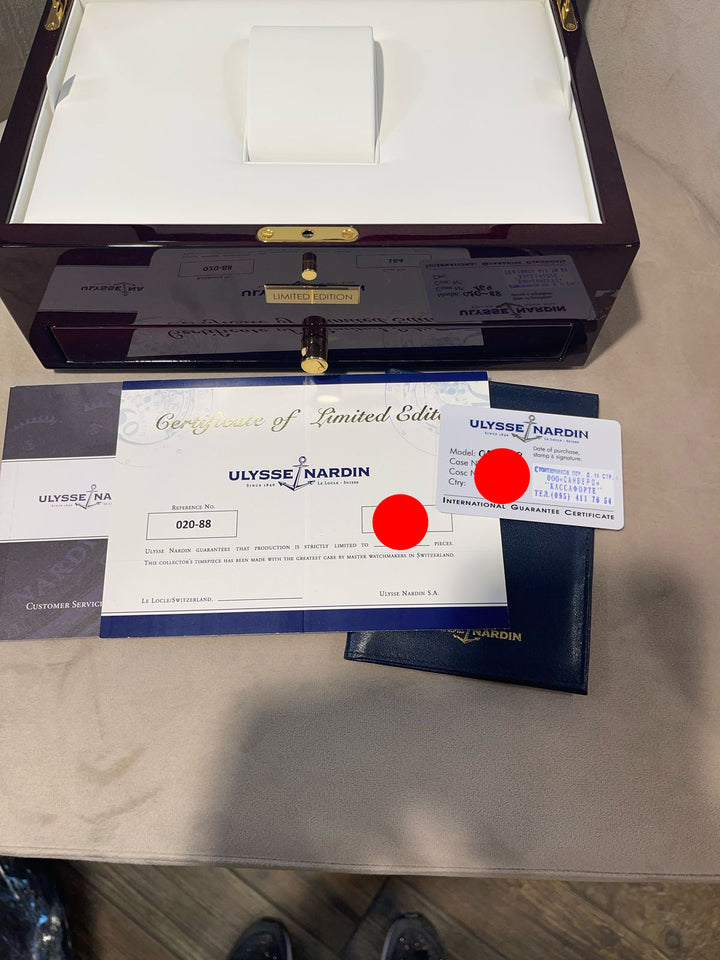 Ulysse Nardin Freak Cruiser 45mm box and papers