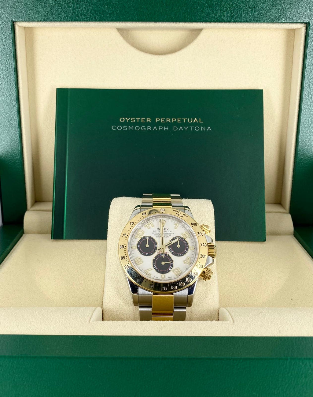 Rolex Daytona Bicolor mit arabischen Ziffern