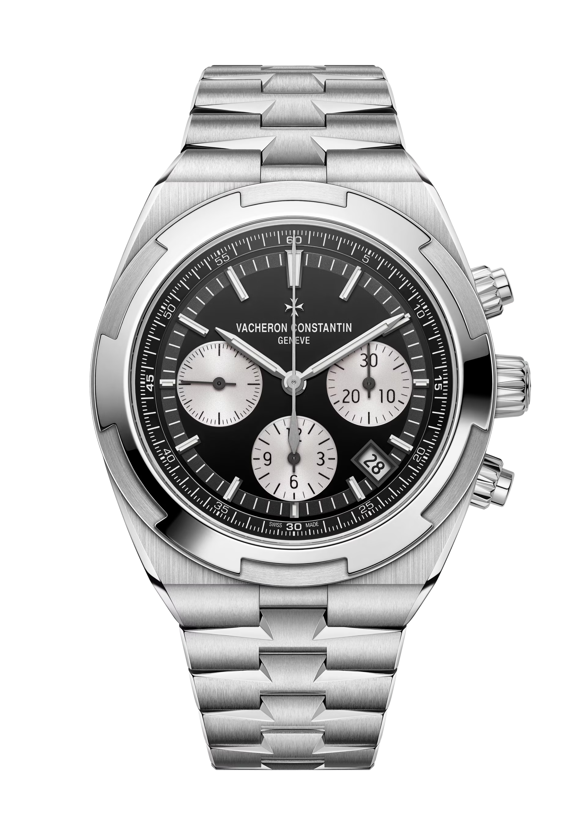 Overseas Chronograph 42,5 mm Stahl Automatik Uhr