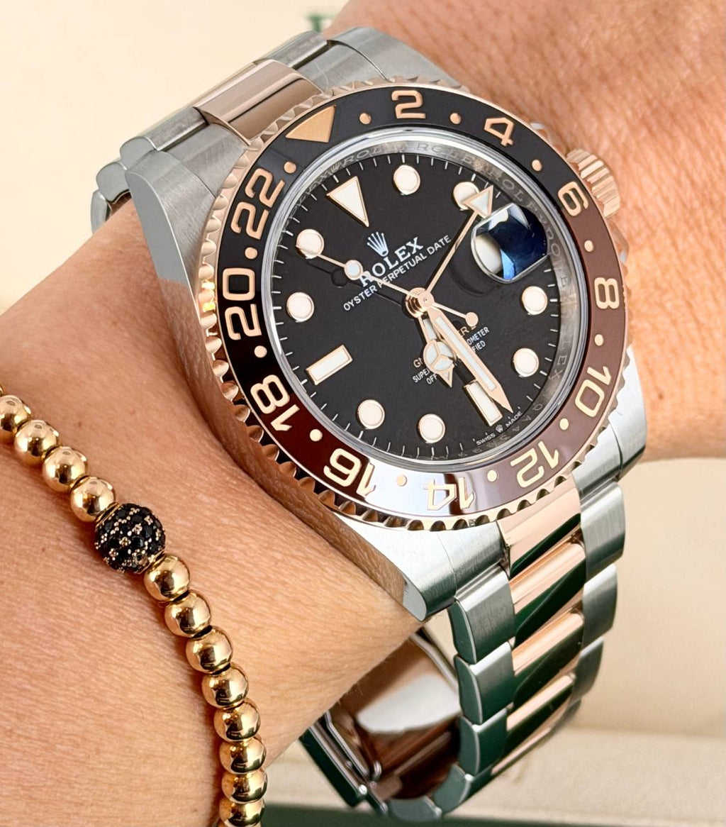 Rolex GMT-Master II Root Beer 2022 Komplettset wie neu