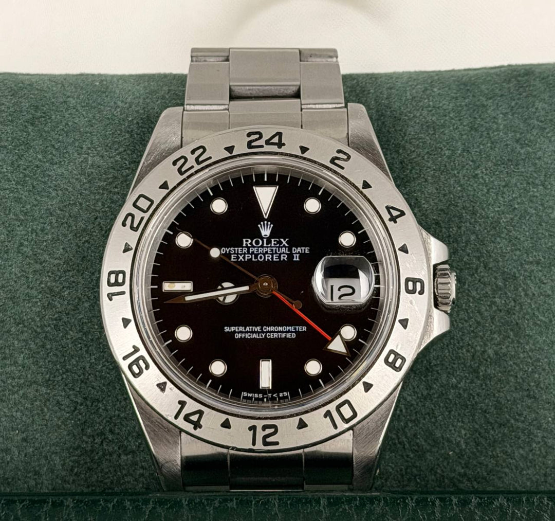 Rolex Explorer II Serial N with Box and Service Papers