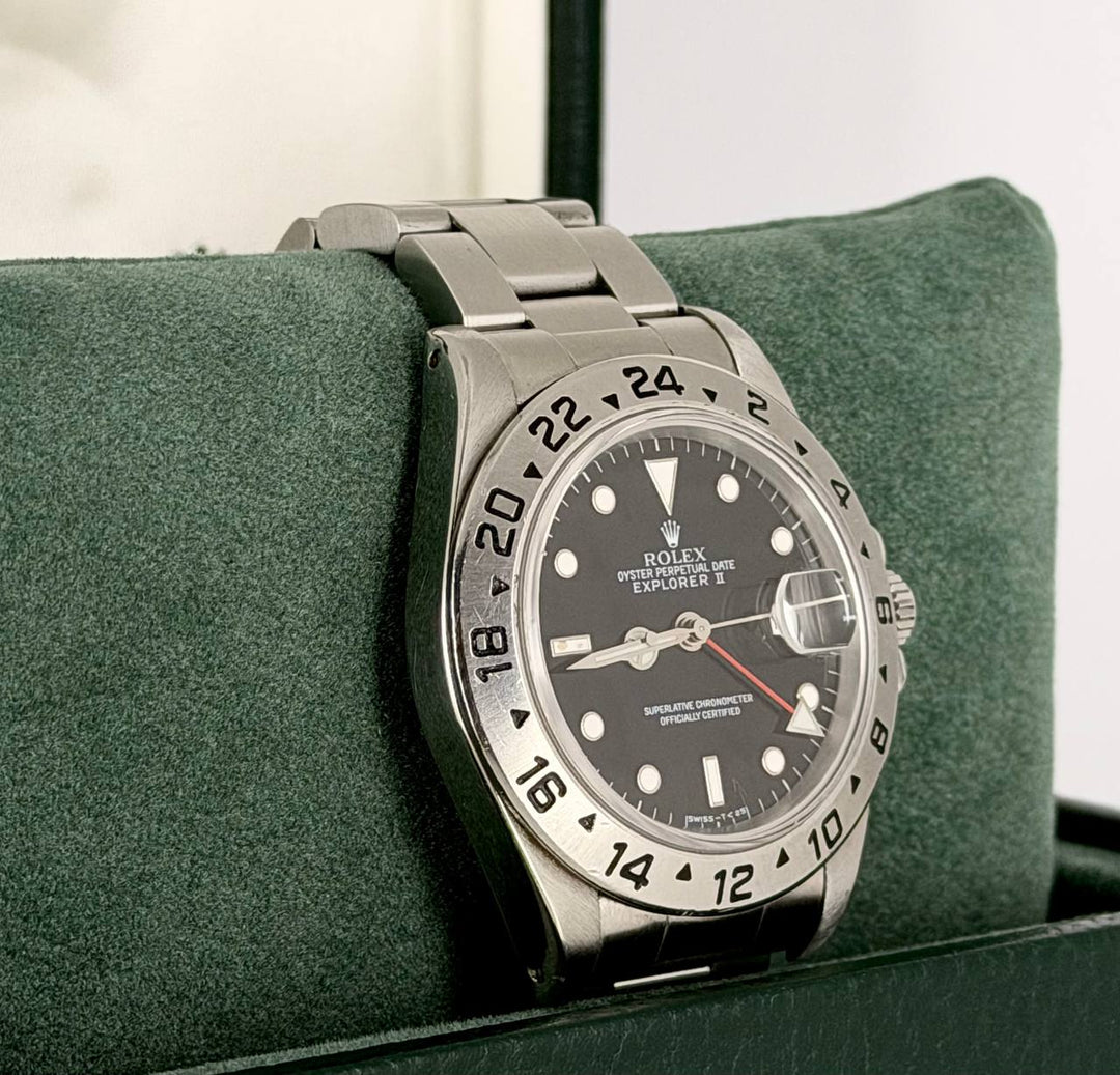 Rolex Explorer II Serial N with Box and Service Papers
