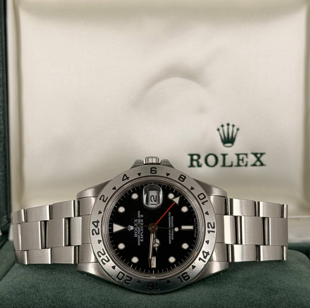 Rolex Explorer II Serial N with Box and Service Papers