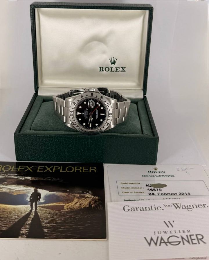 Rolex Explorer II Serial N with Box and Service Papers
