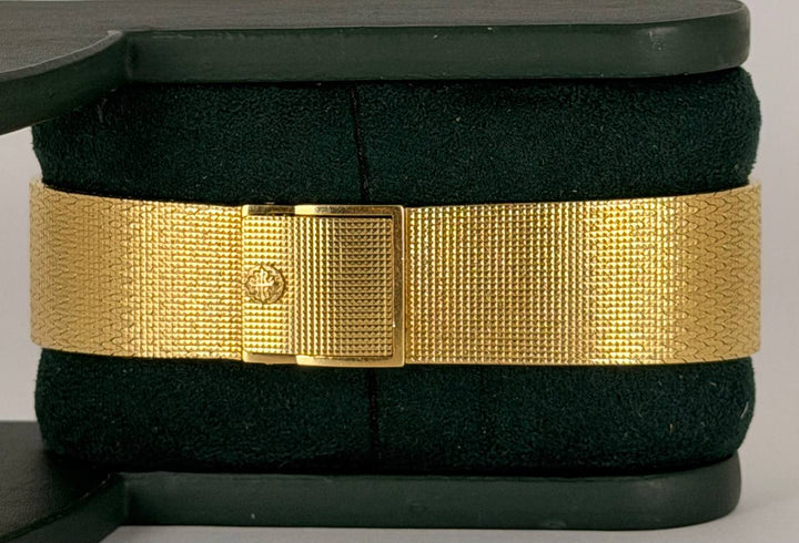 Patek Philippe Calatrava Double Name Full Yellow Gold Long Bracelet