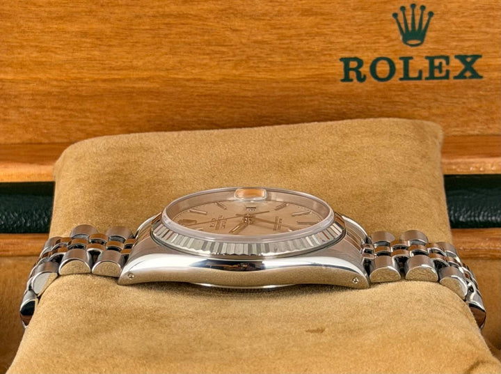 Rolex Datejust 36 Full Set tapestry Dial Like New After Full Serivce 11-2025