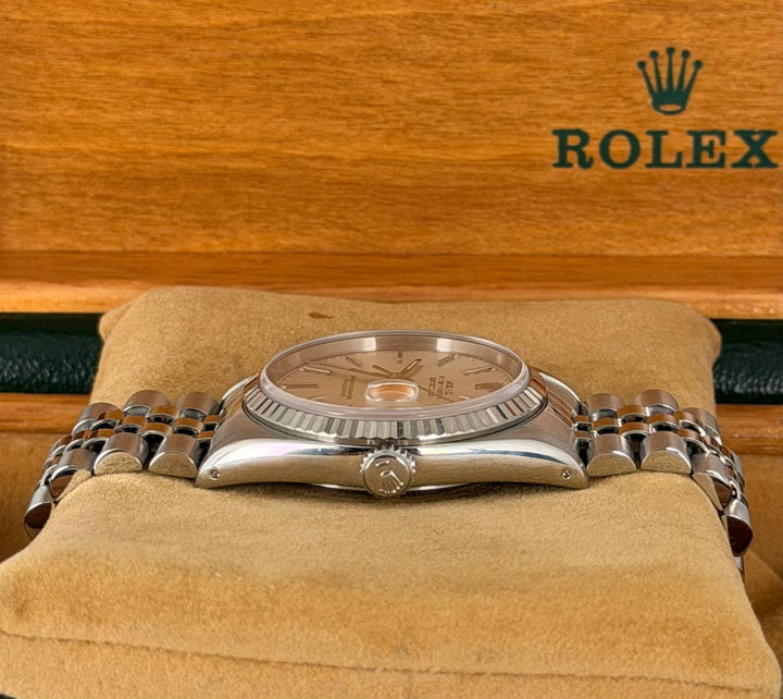 Rolex Datejust 36 Full Set tapestry Dial Like New After Full Serivce 11-2025