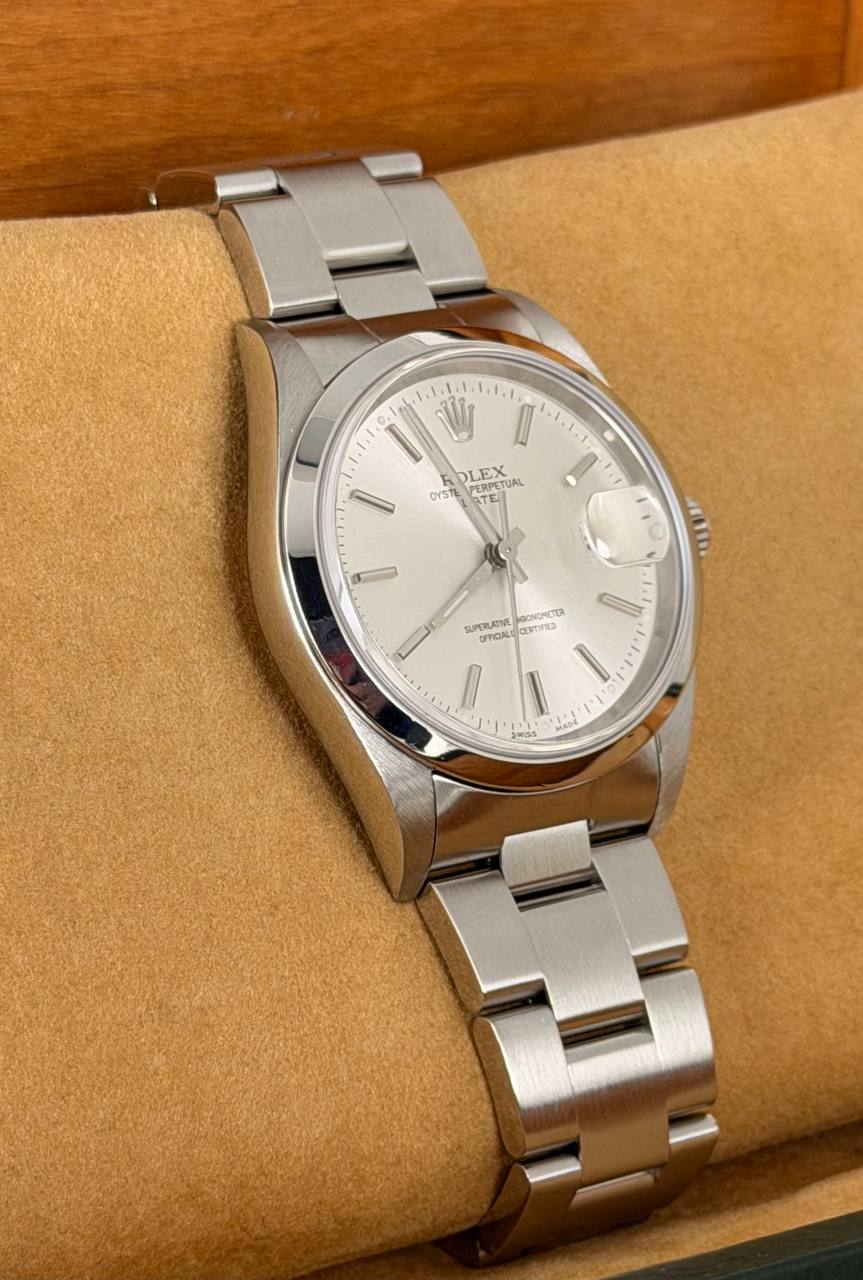 Rolex Oyster Perpetual Date Full Set LC 100 2005 After Full Serivce 11-2025