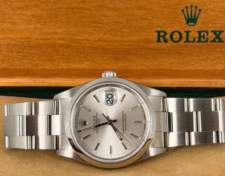 Rolex Oyster Perpetual Date Full Set LC 100 2005 After Full Serivce 11-2025