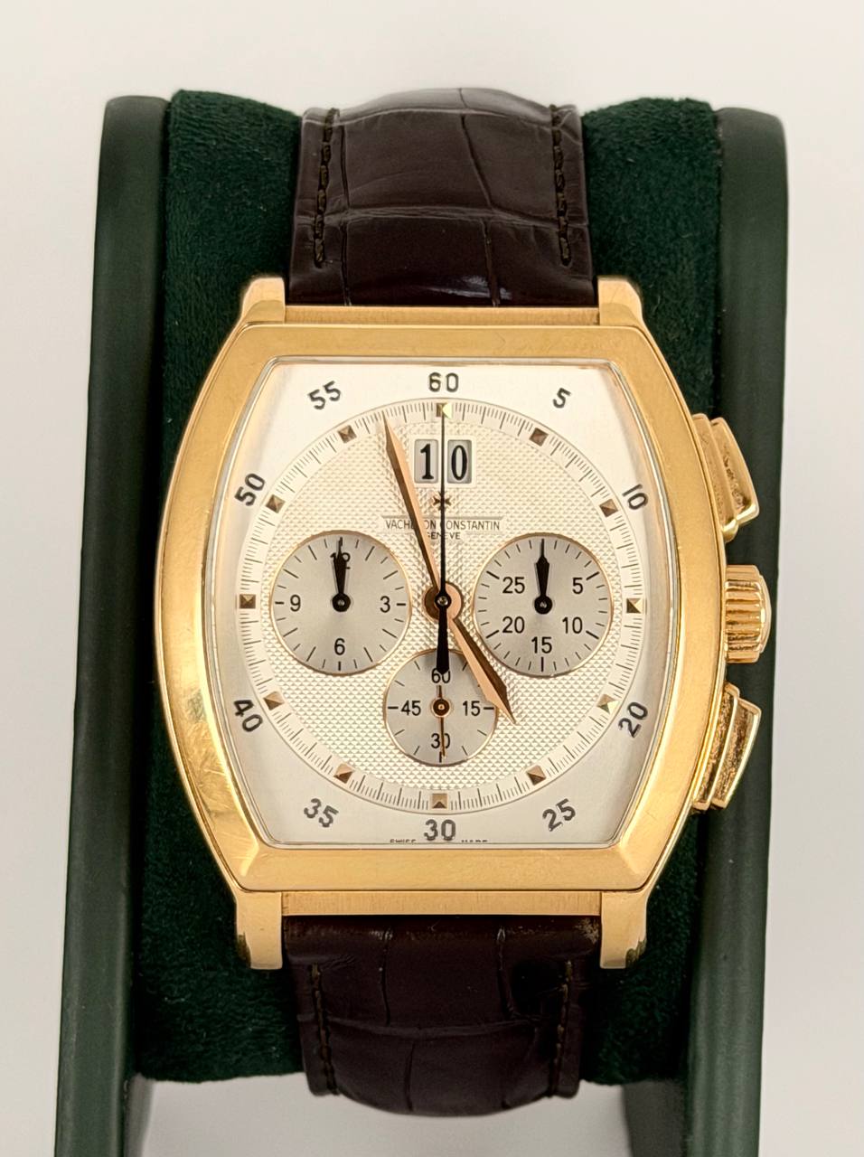 Vacheron Constantin Malte Tonneau Chronograph Full Set unpolished XL SIZE