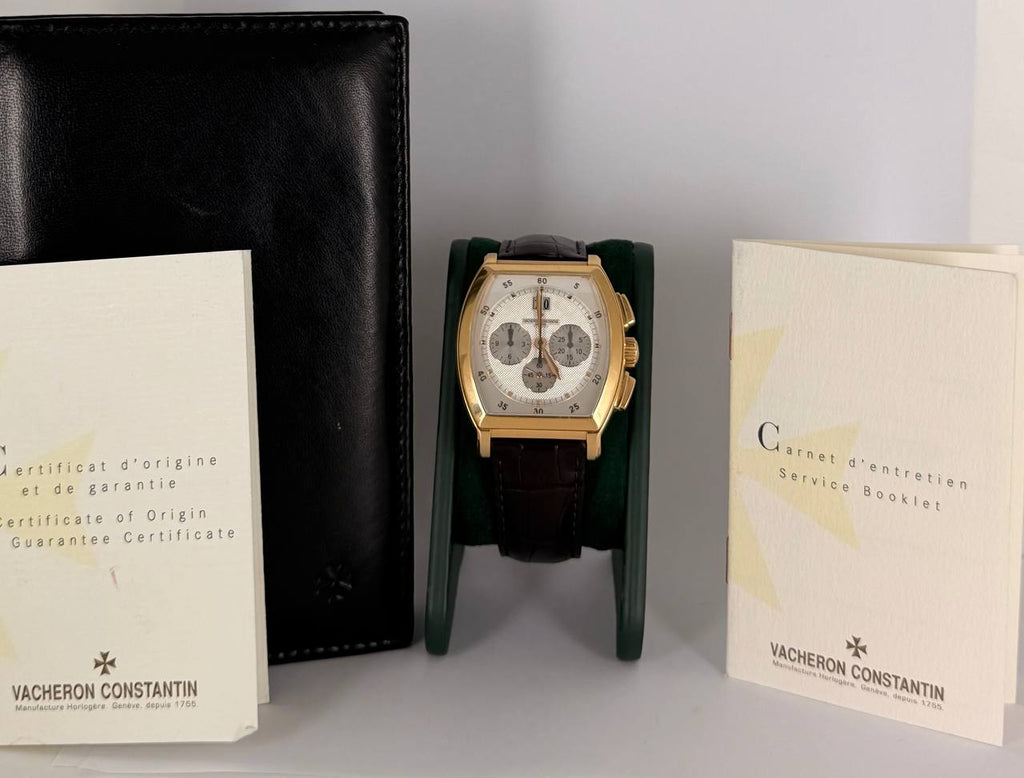Vacheron Constantin Malte Tonneau Chronograph Vollset unpoliert XL Größe
