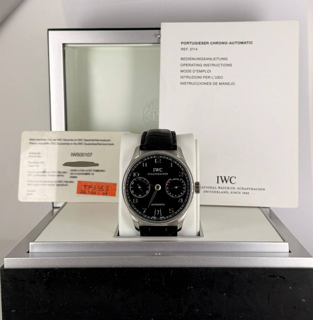 IWC Portuguese Automatic iw5001 Box and Papers Like New