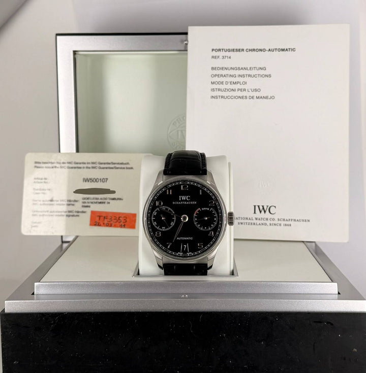 IWC Portuguese Automatic iw5001 Box and Papers Like New