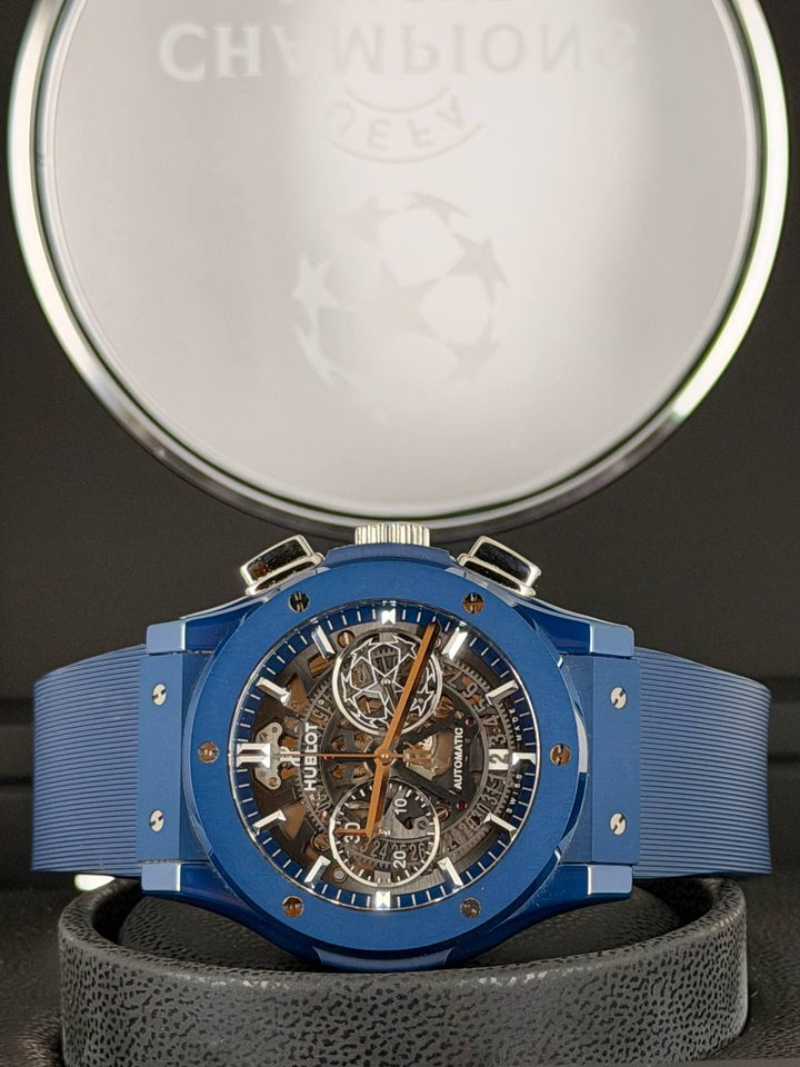 Hublot Classic Fusion Aerofusion Uefa Champions League Limited Edition 100 Pieces Full Set 99% NEW
