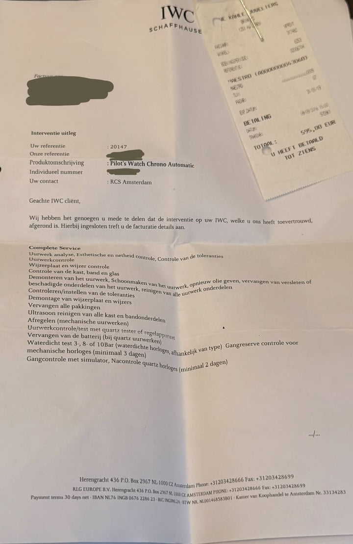 IWC Pilot Chronograph Full Set with Nato and Original Straps