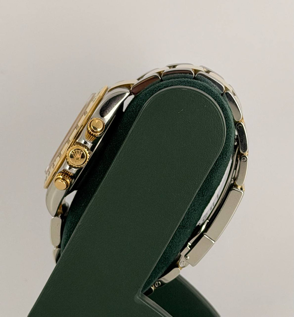 Rolex Daytona Stahl Gold wie neu nach Service Seriennummer Y 2002 116523