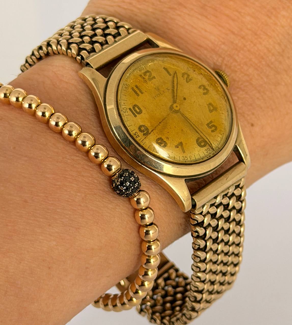 Rolex Precision 9K Gelbgold Originales 9K Armband