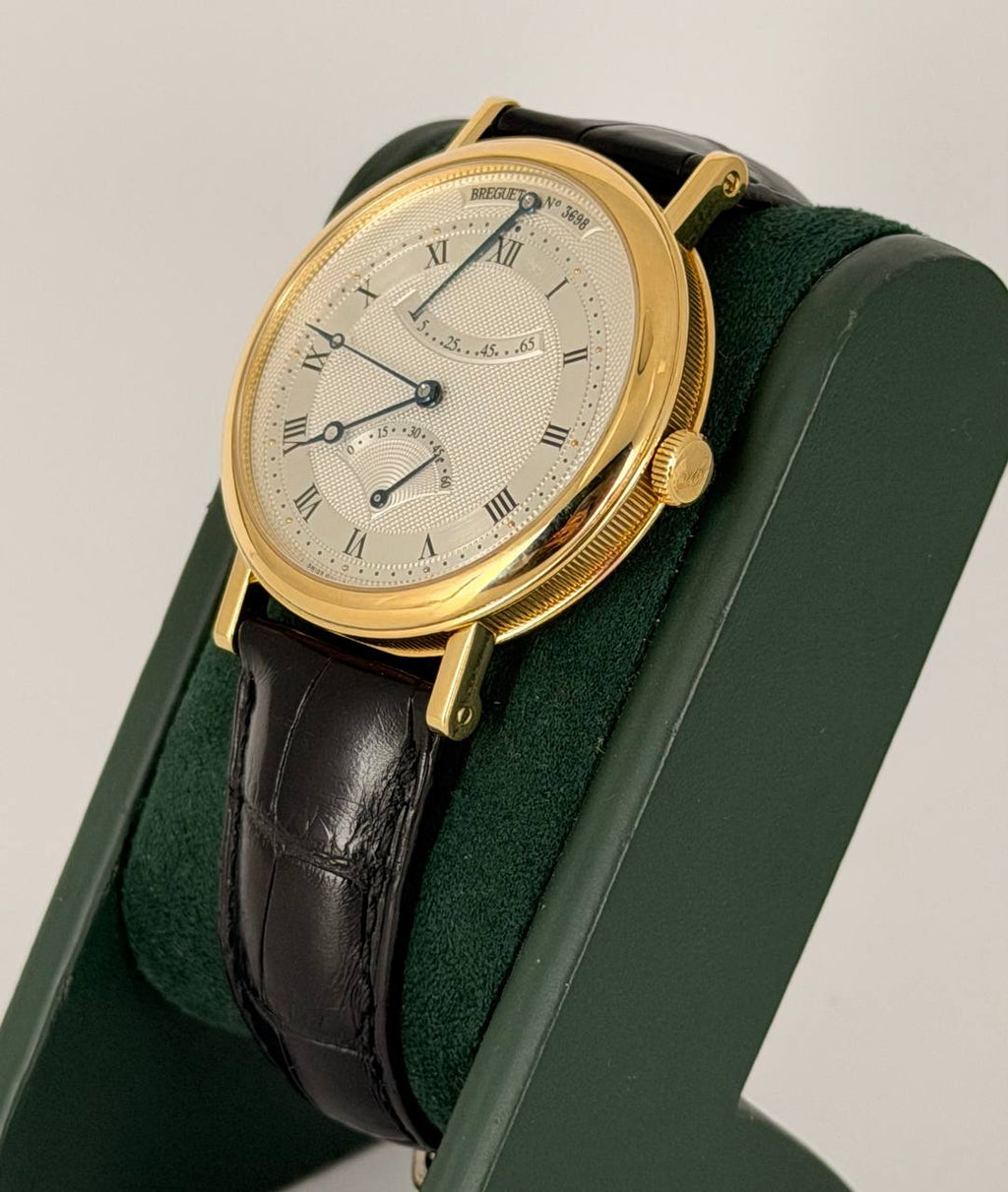 Breguet Classique Retrograde mit Originalpapieren und Faltschließe
