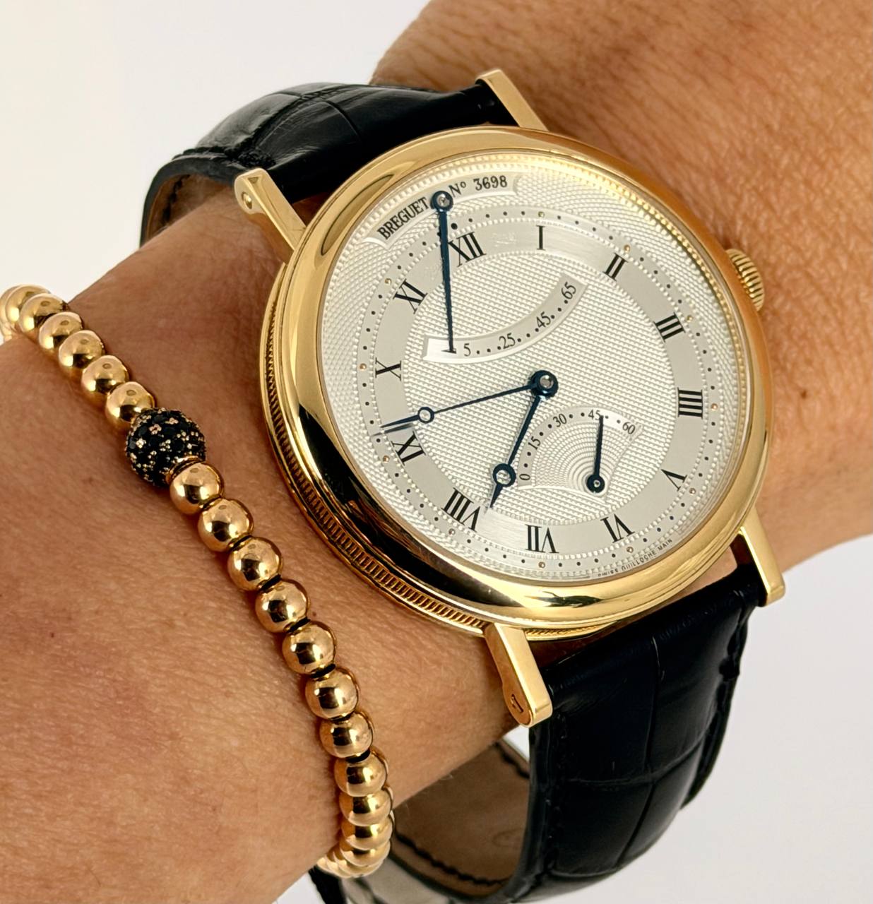 Breguet Classique Retrograde mit Originalpapieren und Faltschließe
