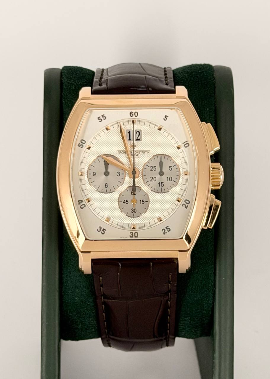 Vacheron Constantin Malte Tonneau Chronograph Vollset unpoliert XL Größe