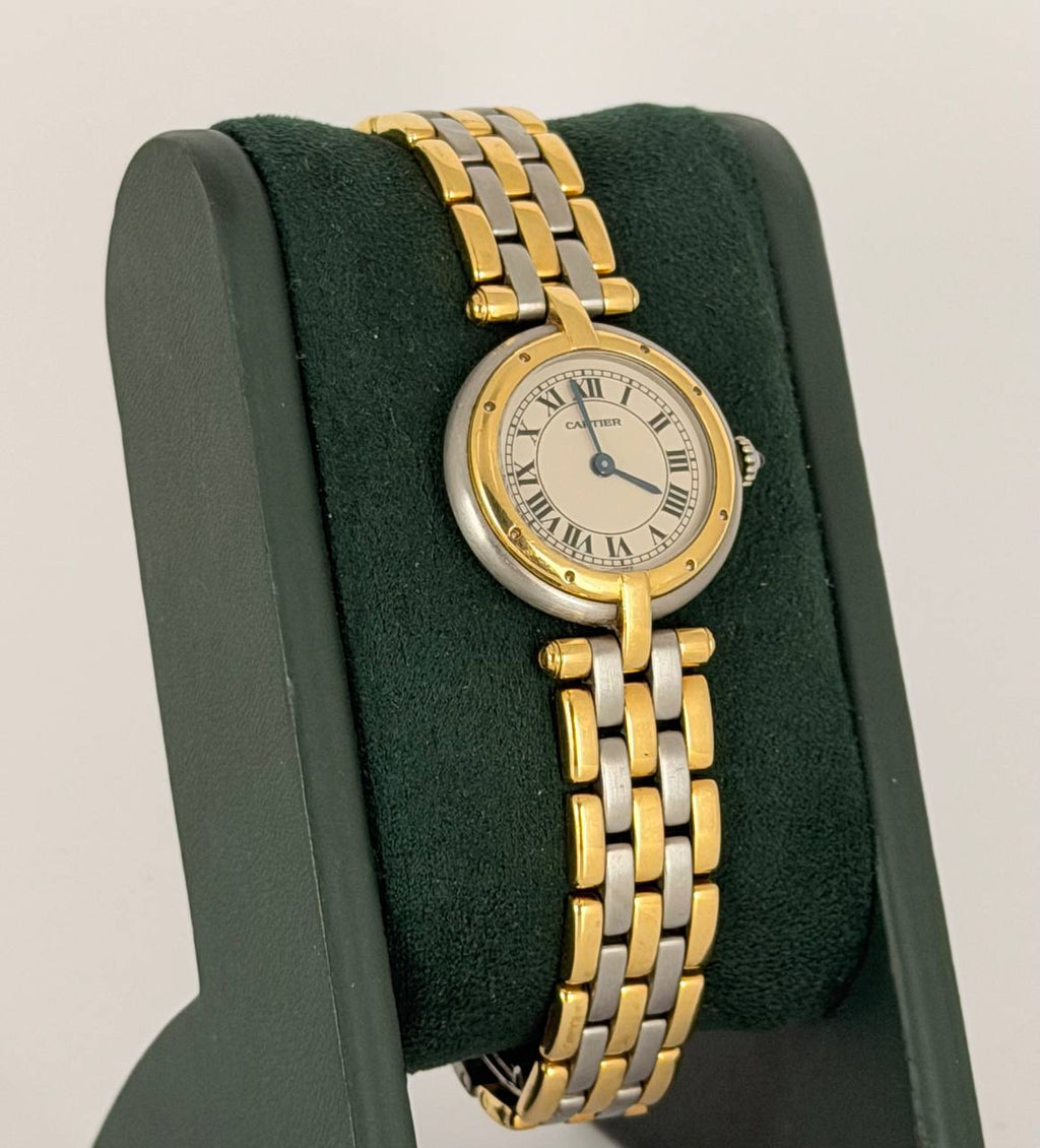 Cartier Panthère 3 Goldreihen nach Revision nur Uhr