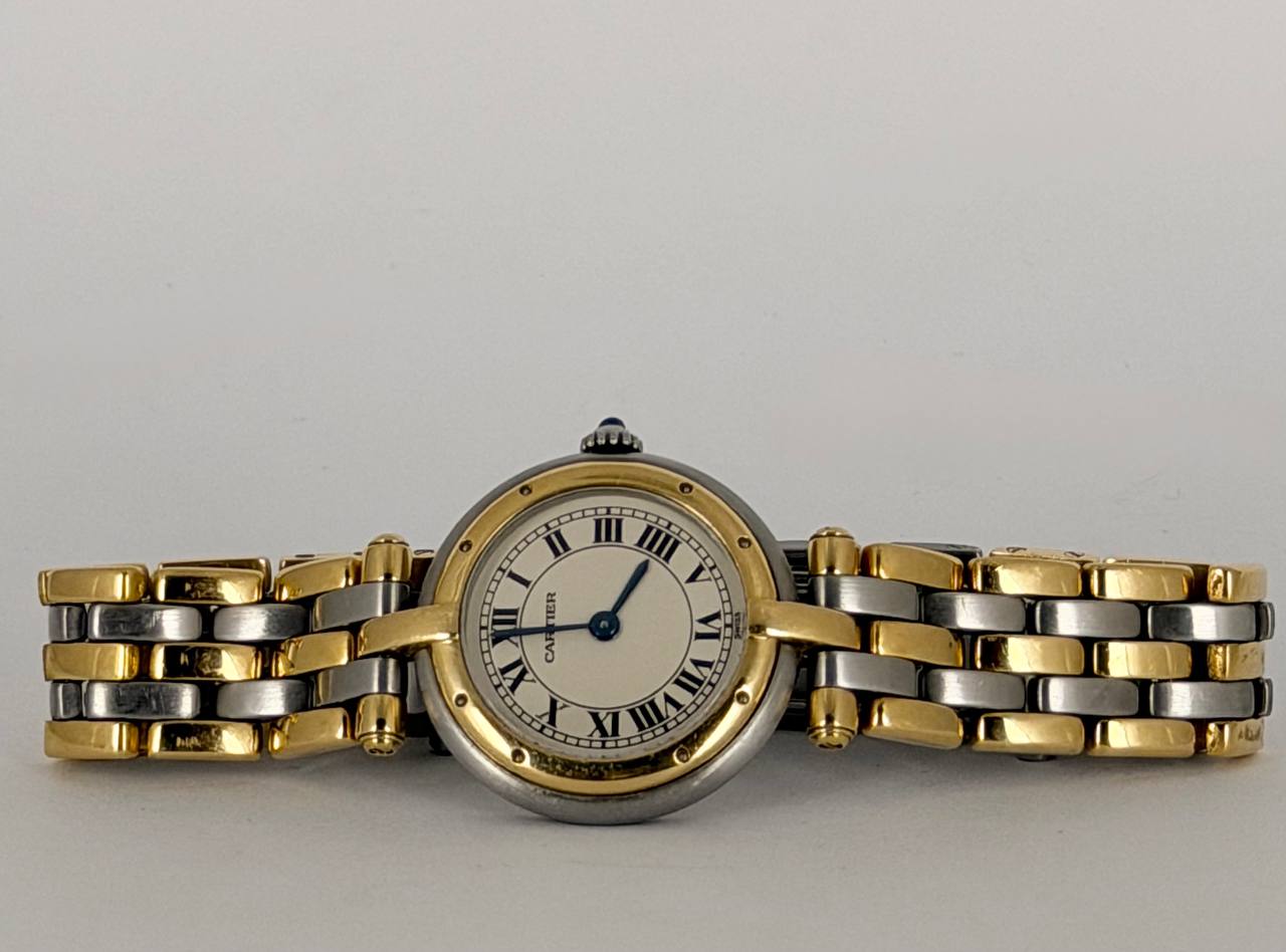 Cartier Panthère 3 Goldreihen nach Revision nur Uhr