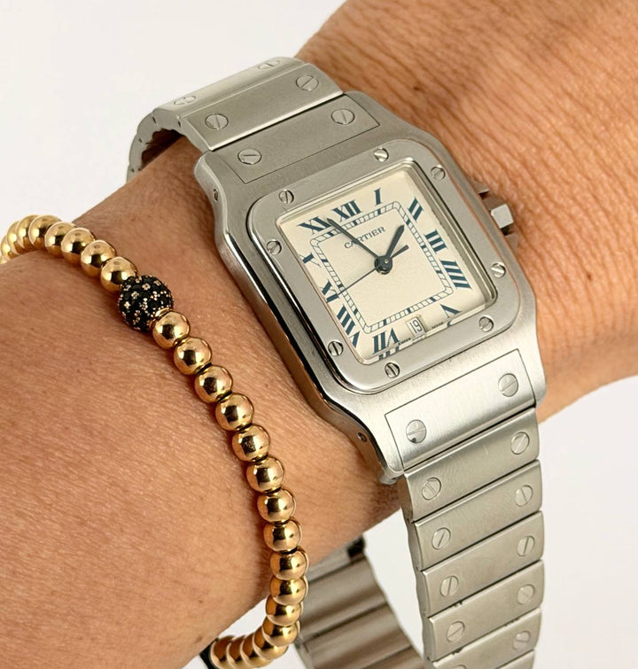 Cartier Santos Galbée Collectots Item Extra Full Set Mint Condition After Service