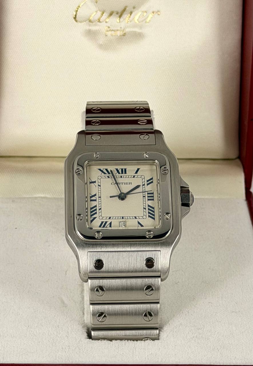 Cartier Santos Galbée Collectots Item Extra Full Set Mint Condition After Service