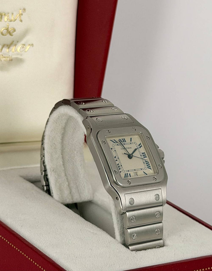 Cartier Santos Galbée Collectots Item Extra Full Set Mint Condition After Service