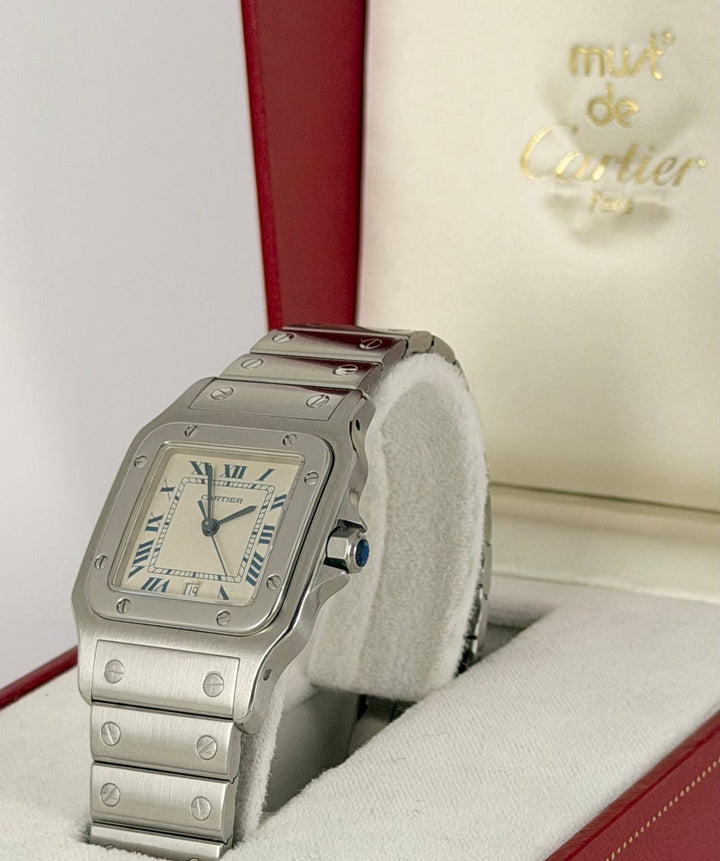 Cartier Santos Galbée Collectots Item Extra Full Set Mint Condition After Service