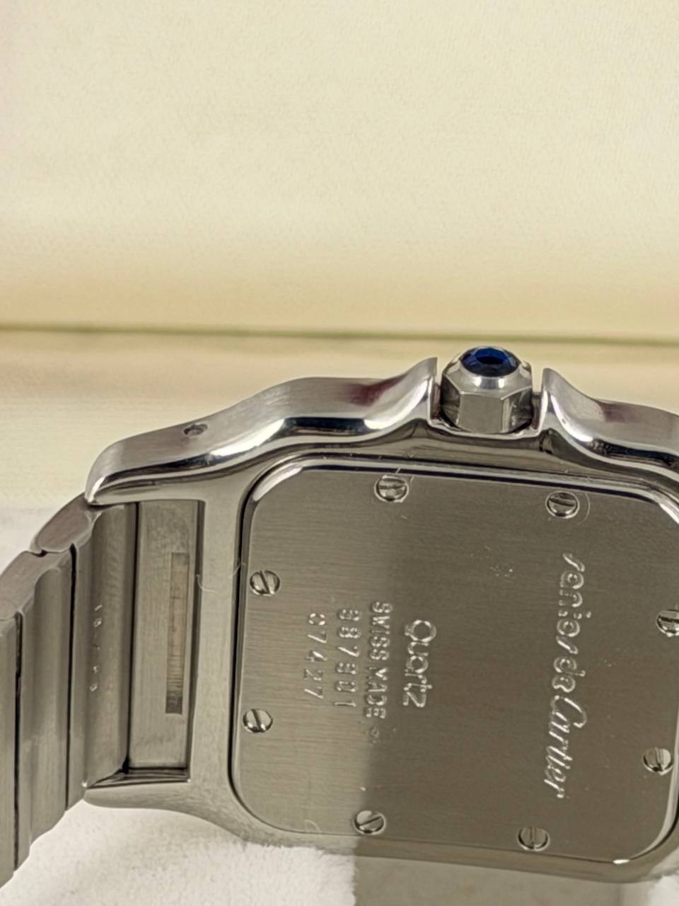 Cartier Santos Galbée Collectots Item Extra Full Set Mint Condition After Service