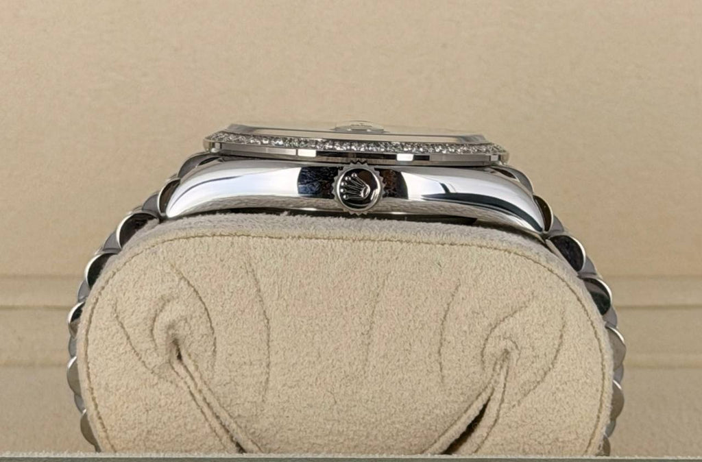 Rolex Datejust 36 Werksdiamantlünette und Werksdiamantzifferblatt Neu 08-2025