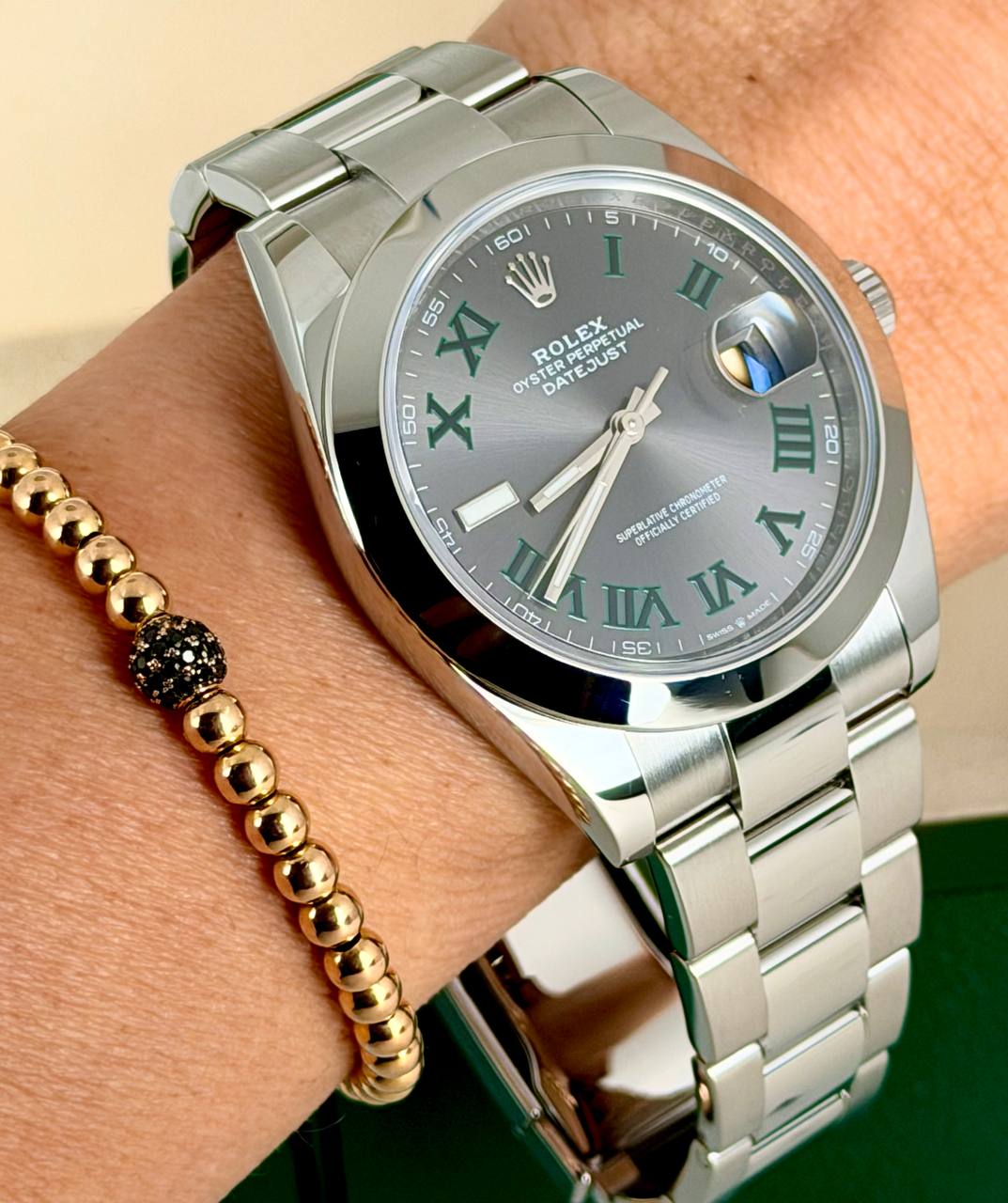 Rolex Datejust 41 Wimbledon 2019 Linie Komplettset LC100