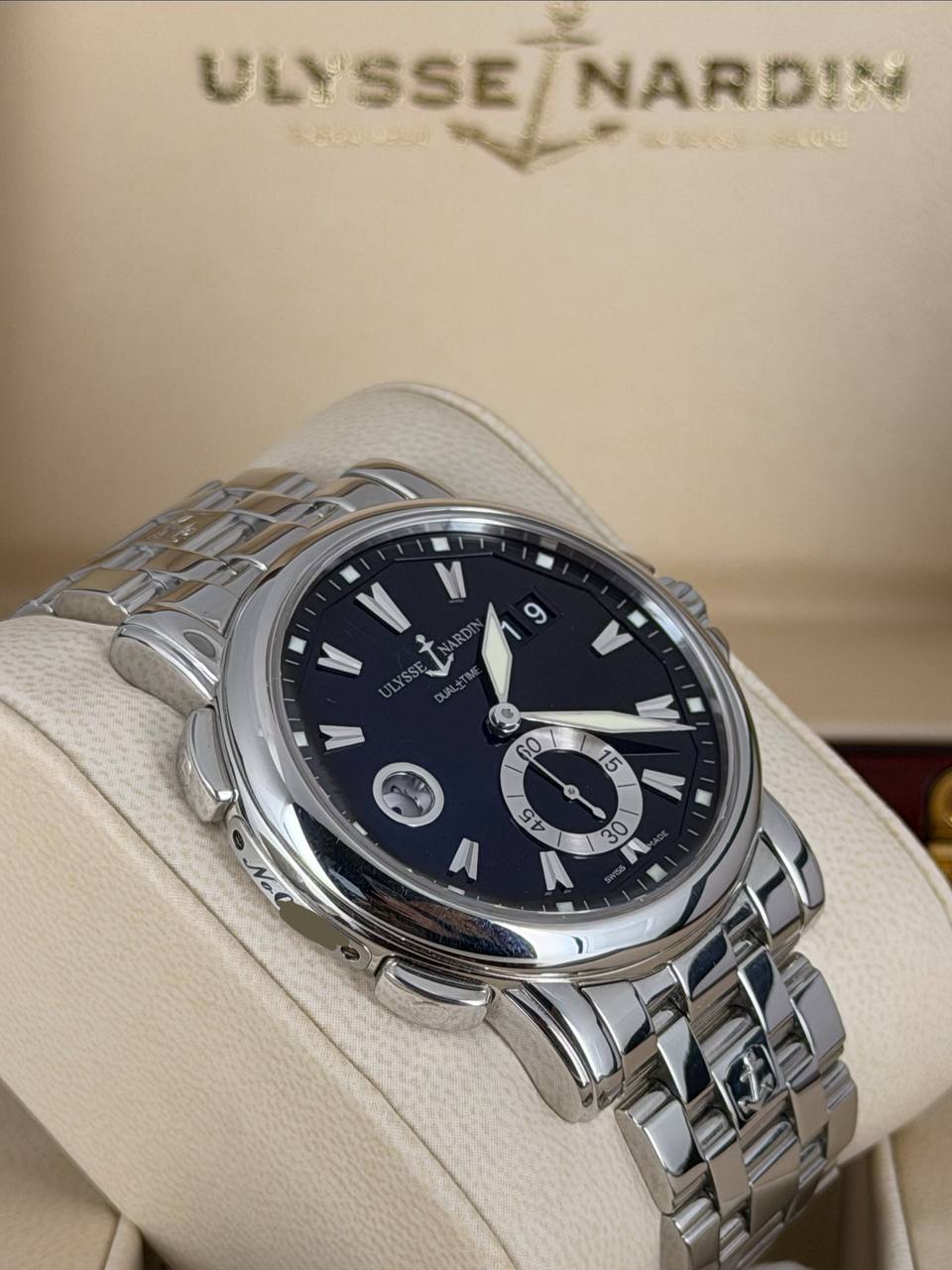 Ulysse Nardin Dual Time Gmt Big Date Dual Time 243-55 Full Set Like NEW