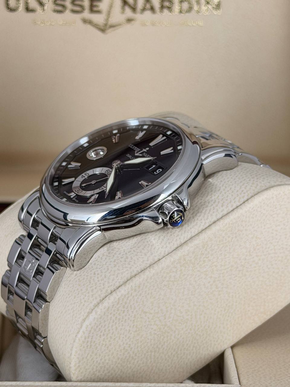 Ulysse Nardin Dual Time Gmt Big Date Dual Time 243-55 Full Set Like NEW