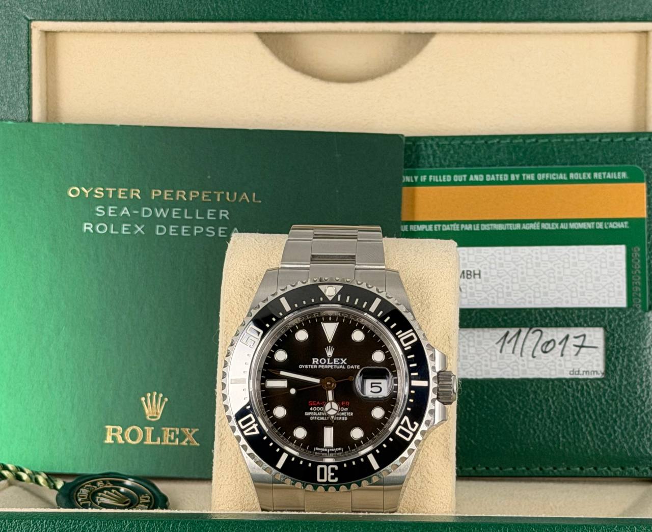 Rolex Sea-Dweller 2017 Komplettset wie neu