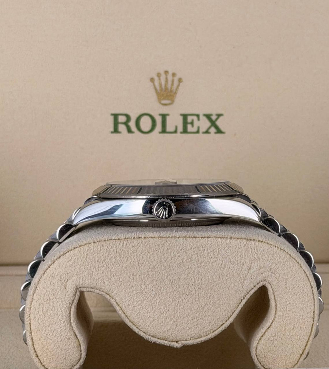 Rolex Datejust 41 Diamonds dial X Jubille 18k White Gold Bezel Full SET